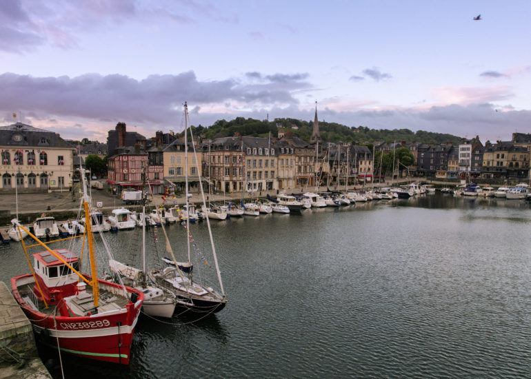 Port Drone Matin levé du soleil
