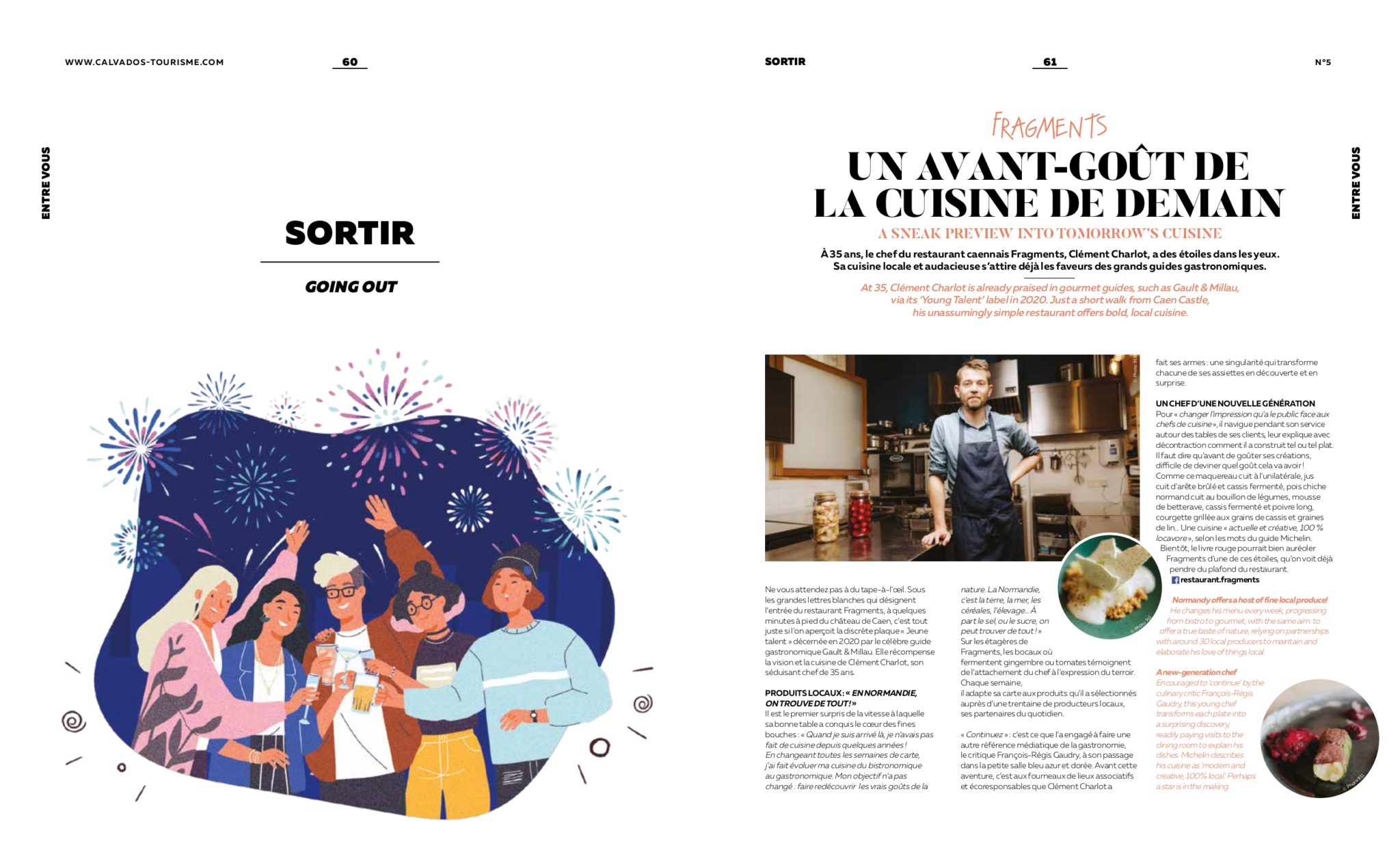 Page du magazine Calvados Attractivité